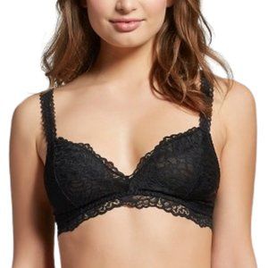 Xhilaration Bralette Lace Racerback Black Medium